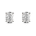 18kt Rose Gold Flora Four Prong Lab Diamond Stud Earrings