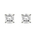 10kt Yellow Gold Flora Four Prong Lab Diamond Stud Earrings
