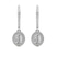 9ct White Gold Freyde Double Halo Lab Diamond Earrings