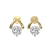 10kt Yellow Gold Stellar Lab Diamond Stud Earrings