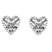 9ct White Gold Circa Lab Diamond Stud Earrings