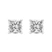 9ct White Gold Mriya Love Solitaire Lab Diamond Earrings