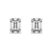 9ct White Gold Mriya Love Solitaire Lab Diamond Earrings