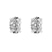 9ct White Gold Mriya Love Solitaire Lab Diamond Earrings