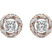 18ct Rose Gold Luxe Lab Diamond Stud Earrings