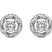 14ct White Gold Luxe Lab Diamond Stud Earrings