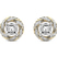 9ct Yellow Gold Luxe Lab Diamond Stud Earrings