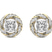 9ct Yellow Gold Luxe Lab Diamond Stud Earrings