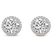 10ct Rose Gold Solice Lab Diamond Stud Earrings