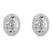 14ct Rose Gold Solice Lab Diamond Stud Earrings