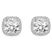 9ct White Gold Solice Lab Diamond Stud Earrings