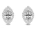9ct White Gold Solice Lab Diamond Stud Earrings