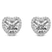 9ct White Gold Solice Lab Diamond Stud Earrings