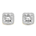 14ct Yellow Gold Solice Lab Diamond Stud Earrings