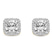 9ct Yellow Gold Solice Lab Diamond Stud Earrings