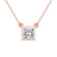 10kt Rose Gold Classic Bezel Lab Grown Diamond Pendant