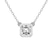 14kt White Gold Classic Bezel Lab Grown Diamond Pendant