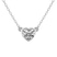 14kt White Gold Classic Bezel Lab Grown Diamond Pendant