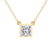10kt Yellow Gold Classic Bezel Lab Grown Diamond Pendant