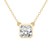 10kt Yellow Gold Classic Bezel Lab Grown Diamond Pendant