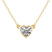 10kt Yellow Gold Classic Bezel Lab Grown Diamond Pendant
