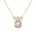10kt Yellow Gold Classic Bezel Lab Grown Diamond Pendant
