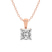 14ct Rose Gold Martina Solitaire Lab Grown Diamond Pendant