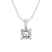 9ct White Gold Martina Solitaire Lab Grown Diamond Pendant