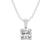 9ct Rose Gold Martina Solitaire Lab Grown Diamond Pendant