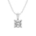 14ct White Gold Martina Solitaire Lab Grown Diamond Pendant