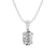 9ct White Gold Martina Solitaire Lab Grown Diamond Pendant