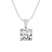 9ct White Gold Martina Solitaire Lab Grown Diamond Pendant