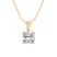 9ct Yellow Gold Martina Solitaire Lab Grown Diamond Pendant