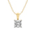 14ct Yellow Gold Martina Solitaire Lab Grown Diamond Pendant