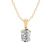 9ct Yellow Gold Martina Solitaire Lab Grown Diamond Pendant