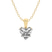 14ct Yellow Gold Martina Solitaire Lab Grown Diamond Pendant