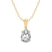 9ct Yellow Gold Martina Solitaire Lab Grown Diamond Pendant