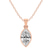 14ct Rose Gold Allure Bezel Lab Grown Diamond Pendant