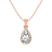 14ct Rose Gold Allure Bezel Lab Grown Diamond Pendant