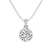 10kt White Gold Allure Bezel Lab Grown Diamond Pendant
