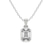 9ct White Gold Allure Bezel Lab Grown Diamond Pendant