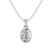 18ct White Gold Allure Bezel Lab Grown Diamond Pendant