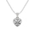 18ct White Gold Allure Bezel Lab Grown Diamond Pendant