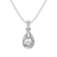 14ct White Gold Allure Bezel Lab Grown Diamond Pendant