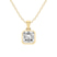 14ct Yellow Gold Allure Bezel Lab Grown Diamond Pendant