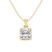 9ct Yellow Gold Allure Bezel Lab Grown Diamond Pendant