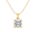 14ct Yellow Gold Allure Bezel Lab Grown Diamond Pendant