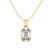 9ct Yellow Gold Allure Bezel Lab Grown Diamond Pendant