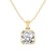 14ct Yellow Gold Allure Bezel Lab Grown Diamond Pendant