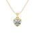 9ct Yellow Gold Allure Bezel Lab Grown Diamond Pendant